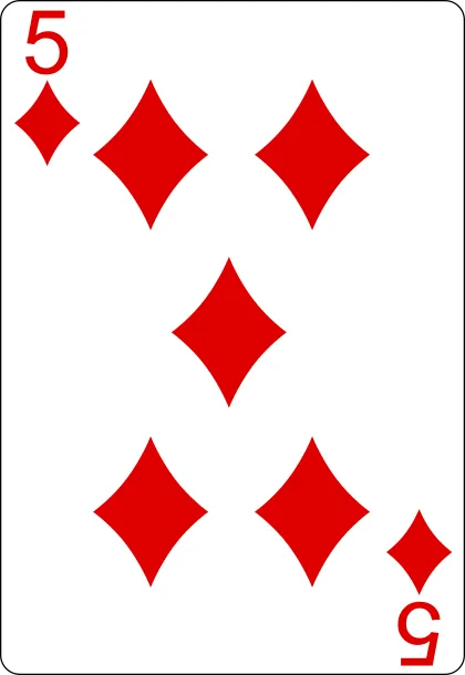 5 de diamantes