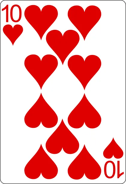 10 de corazones