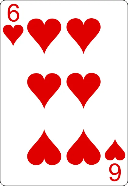 6 de corazones